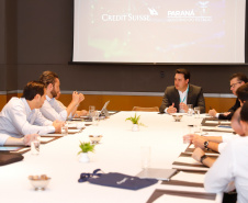 O governador Carlos Massa Ratinho Junior apresentou nesta terça-feira (28) a investidores brasileiros e estrangeiros reunidos pelo banco Credit Suisse os principais programas do Estado e as conquistas econômicas alcançadas em 2019. Ele participou do painel “Os Desafios dos Estados Brasileiros”, na 2020 Latin America Investment Conference, em São Paulo.