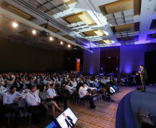 O governador Carlos Massa Ratinho Junior apresentou nesta terça-feira (28) a investidores brasileiros e estrangeiros reunidos pelo banco Credit Suisse os principais programas do Estado e as conquistas econômicas alcançadas em 2019. Ele participou do painel “Os Desafios dos Estados Brasileiros”, na 2020 Latin America Investment Conference, em São Paulo.