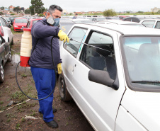 O Governo do Paraná desenvolve neste momento várias ações de combate ao mosquito vetor em todas as regiões, coordenadas pelo Comitê Intersetorial de Controle da Dengue. Foto:AEN