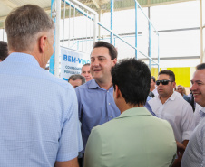 O Governador Carlos Massa Ratinho Junior entrega a ordem de serviço para as obras de duplicação do trecho Norte da Avenida Rui Barbosa, um dos principais eixos viários de São José dos Pinhais, na Região Metropolitana de Curitiba.  São José dos Pinhais, 29/01/2020 - Foto: Geraldo Bubniak/AEN