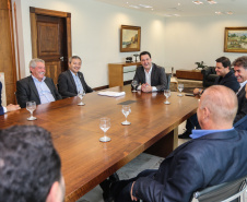 Projeto prevê a duplicação de aproximadamente seis quilômetros da rodovia, entre o posto da Polícia Rodoviária Federal (PRF) e o trevo do distrito de São João do Oeste. Projeto executivo será doado pela Associação Comercial e Industrial de Cascavel (ACIC)   Curitiba, 30/01/2020 - Foto: Geraldo Bubniak/AEN
