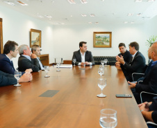 Projeto prevê a duplicação de aproximadamente seis quilômetros da rodovia, entre o posto da Polícia Rodoviária Federal (PRF) e o trevo do distrito de São João do Oeste. Projeto executivo será doado pela Associação Comercial e Industrial de Cascavel (ACIC).
Foto: Rodrigo Felix Leal