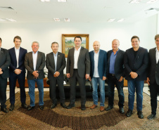 Projeto prevê a duplicação de aproximadamente seis quilômetros da rodovia, entre o posto da Polícia Rodoviária Federal (PRF) e o trevo do distrito de São João do Oeste. Projeto executivo será doado pela Associação Comercial e Industrial de Cascavel (ACIC).
Foto: Rodrigo Felix Leal