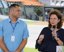 As mudas foram plantadas no Memorial do Rio Iguaçu, espaço mantido pela Sanepar para educação socioambiental
Foto: Sanepar