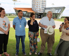 As mudas foram plantadas no Memorial do Rio Iguaçu, espaço mantido pela Sanepar para educação socioambiental
Foto: Sanepar