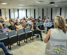 Portos do Paraná realizou reuniões com Anvisa, Marinha, Regional de Saúde, Samu, Hospital Regional do Litoral, empresas, armadores e operadores portuários, sobre o novo coronavirus. Foi ressalta importância dos planos de contingência e da articulação entre órgãos para o enfrentamento da doença. Foto Claudio Neves / Portos do Paraná