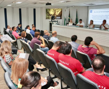 Portos do Paraná realizou reuniões com Anvisa, Marinha, Regional de Saúde, Samu, Hospital Regional do Litoral, empresas, armadores e operadores portuários, sobre o novo coronavirus. Foi ressalta importância dos planos de contingência e da articulação entre órgãos para o enfrentamento da doença. Foto Claudio Neves / Portos do Paraná