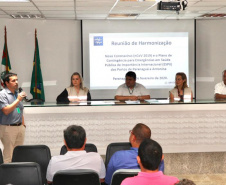 Portos do Paraná realizou reuniões com Anvisa, Marinha, Regional de Saúde, Samu, Hospital Regional do Litoral, empresas, armadores e operadores portuários, sobre o novo coronavirus. Foi ressalta importância dos planos de contingência e da articulação entre órgãos para o enfrentamento da doença. Foto Claudio Neves / Portos do Paraná