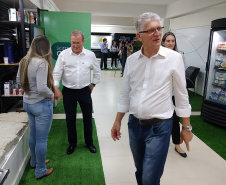 Secretário da Agricultura apresentou os passos dados pelo Estado nos últimos anos para a conquista de novos mercados mundiais. Ele também fez histórico dos avanços do Paraná nesta área, nos últimos anos. Foto: Evandro Fadel/SEAB