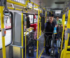 Os 5 veículos, todos zero km, são mais uma inovação que a Comec traz para o sistema metropolitano, com o objetivo de tornar o embarque dos passageiros mais rápido, e com isso ganhar tempo nos trajetos.
Foto: COMEC