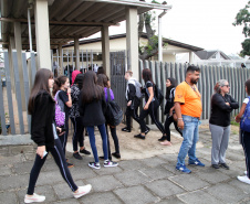 Volta às aulas Colegio Estadual São Paulo Apóstolo.Uberaba. FOTO: ARI DIAS/AEN