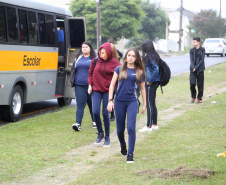 Volta às aulas Colegio Estadual São Paulo Apóstolo.Uberaba. FOTO: ARI DIAS/AEN