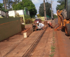 Investimentos são de mais de R$ 9 milhões nas obras, que estão em ritmo acelerado
Foto: Sanepar