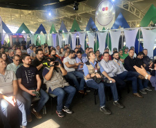 Competição apoiada pela Celepar e Fomento Paraná busca soluções inovadoras para serem aplicadas ao agronegócio. Solenidade de anúncio dos vencedores teve a presença do vice-governador.
Foto: CELEPAR