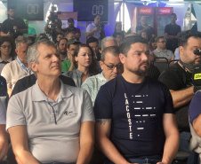 Competição apoiada pela Celepar e Fomento Paraná busca soluções inovadoras para serem aplicadas ao agronegócio. Solenidade de anúncio dos vencedores teve a presença do vice-governador.
Foto: CELEPAR