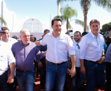 Trevo Cataratas, duplicação na BR-277 e aumento da capacidade de escoamento da Ferroeste vão mudar a realidade de Cascavel e região. Anúncios foram feitos nesta quarta-feira (05) no Show Rural Coopavel.
Foto: Rodrigo Felix Leal