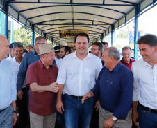 Trevo Cataratas, duplicação na BR-277 e aumento da capacidade de escoamento da Ferroeste vão mudar a realidade de Cascavel e região. Anúncios foram feitos nesta quarta-feira (05) no Show Rural Coopavel.
Foto: Rodrigo Felix Leal