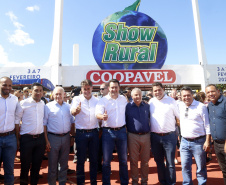 O governador Carlos Massa Ratinho Junior participa nesta quarta-feira (05) do Show Rural Coopavel, em Cascavel, no Oeste do Paraná. Às 15 horas, Ratinho Junior recebeu a imprensa para entrevista coletiva. O encontro será na estruturação de administração do evento. Em seguida, o governador visitará os estandes da feira.
Foto Gilson Abreu/Aen
