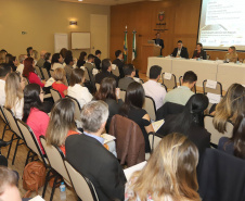 A Escola Fazendária (Efaz) da Secretaria da Fazenda do Paraná realiza o Seminário Gestão de Riscos: Desafios e Oportunidades no Setor Público, em parceria com a Procuradoria-Geral do Paraná. 
Curitiba, 05-02-20.
Foto: Arnaldo Alves / AEN.
