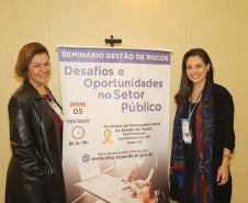 A Escola Fazendária (Efaz) da Secretaria da Fazenda do Paraná realiza o Seminário Gestão de Riscos: Desafios e Oportunidades no Setor Público, em parceria com a Procuradoria-Geral do Paraná. 
Curitiba, 05-02-20.
Foto: Arnaldo Alves / AEN.
