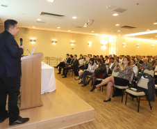 A Escola Fazendária (Efaz) da Secretaria da Fazenda do Paraná realiza o Seminário Gestão de Riscos: Desafios e Oportunidades no Setor Público, em parceria com a Procuradoria-Geral do Paraná. 
Curitiba, 05-02-20.
Foto: Arnaldo Alves / AEN.
