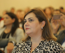 A Escola Fazendária (Efaz) da Secretaria da Fazenda do Paraná realiza o Seminário Gestão de Riscos: Desafios e Oportunidades no Setor Público, em parceria com a Procuradoria-Geral do Paraná. N/F: especialista lider fiscal e em Desenvolvimento municipal do BID, Cristina MacDowell.
Curitiba, 05-02-20.
Foto: Arnaldo Alves / AEN.
