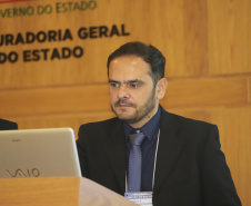 A Escola Fazendária (Efaz) da Secretaria da Fazenda do Paraná realiza o Seminário Gestão de Riscos: Desafios e Oportunidades no Setor Público, em parceria com a Procuradoria-Geral do Paraná. 
Curitiba, 05-02-20.
Foto: Arnaldo Alves / AEN.
