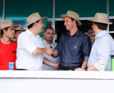 O Banco Regional de Desenvolvimento do Extremo Sul (BRDE) lançou nesta quinta-feira (06), no Show Rural em Cascavel (Oeste), o edital de chamamento público do programa BRDE Labs, voltado ao apoio, capacitação e aporte financeiro de startups. Na solenidade, que teve a presença do governador Carlos Massa Ratinho Junior, também foram assinados contratos de crédito com cooperativas agroindustriais. - Cascavel, 06/02/2020  -  Foto: Rodrigo Félix Leal/AEN