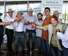O Instituto Paranaense de Desenvolvimento Rural do Paraná IAPAR-Emater lançou na manhã desta quinta-feira (6), no Show Rural, as cultivares de acerola IPR Bruna, IPR Letícia, IPR Stella e IPR Stephanie. A solenidade de apresentação dos novos materiais contou com a participação do secretário de agricultura e abastecimento Norberto Anacleto Ortigara. - Cascavel, 06/02/2020  -  Foto: Divulgação Iapar