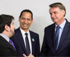 Romulo Marinho Soares participou quarta-feira (05) da reunião do Conselho Nacional dos Secretários de Estado da Justiça da Cidadania, Direitos Humanos e Administração Penitenciária (Consej), em Brasília.
Foto: Divulgação SESP