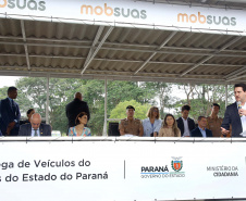 A Rede de Proteção Social e Especial Básica do Paraná ganhou reforço nesta sexta-feira (07), com o repasse de 222 carros e 15 micro-ônibus para 167 municípios do Estado
