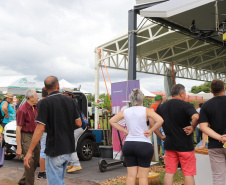 A Universidade Estadual do Oeste do Paraná (Unioeste) lançou o protótipo de um veículo aéreo não tripulado (Vant) para pulverização agrícola, com maiores autonomia de voo e eficiência de aplicação de agroquímicos nas propriedades rurais.  -  Cascavel, 07/02/2020  -  Foto: Divulgação Unioeste