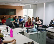 Sarampo e Novo Coronavírus são temas de videoconferência na Secretaria da Saúde do Paraná .  Curitiba, 07/02/2020  -  Foto: Divulgação SESA