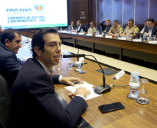 Vice Governador Darci Piana participa da reunião do secretáriado no Palácio Iguaçu. Curitiba,11/02/2020 Foto:Jaelson Lucas / AEN