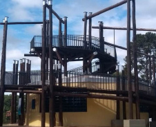 A Companhia de Saneamento do Paraná (Sanepar) e a Prefeitura de Campo Mourão entregaram, nesta terça-feira (11), as obras de revitalização do Museu do Saneamento, localizado no Parque do Lago. Na foto, Revitalização do museu custou R$ 360 mil  -  Campo Mourão, 11/02/2020  -  Foto: Divulgação sanepar