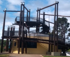 A Companhia de Saneamento do Paraná (Sanepar) e a Prefeitura de Campo Mourão entregaram, nesta terça-feira (11), as obras de revitalização do Museu do Saneamento, localizado no Parque do Lago. Na foto, Revitalização do museu custou R$ 360 mil  -  Campo Mourão, 11/02/2020  -  Foto: Divulgação Sanepar