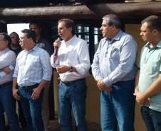 A Companhia de Saneamento do Paraná (Sanepar) e a Prefeitura de Campo Mourão entregaram, nesta terça-feira (11), as obras de revitalização do Museu do Saneamento, localizado no Parque do Lago. Na foto, o diretor de Meio Ambiente e Ação Social da Sanepar, Júlio César Gonchorosky: visitantes poderão conhecer um pouco mais sobre a história do saneamento na cidade -  Campo Mourão, 11/02/2020  -  Foto: Divulgação Sanepar