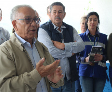 O Governo do Estado inaugurou nesta terça-feira (11) em Campina Grande do Sul, na Região Metropolitana de Curitiba, o novo Posto de Fiscalização de Trânsito Agropecuário, da Agência de Defesa Agropecuária do Paraná (Adapar). Também foi assinado um termo que determina a cessão do posto do Fundepec para a Adapar.  - Campina Grande do Sul, 11/02/2020  -  Foto: Gisele Barão/SEAB