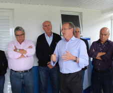 O Governo do Estado inaugurou nesta terça-feira (11) em Campina Grande do Sul, na Região Metropolitana de Curitiba, o novo Posto de Fiscalização de Trânsito Agropecuário, da Agência de Defesa Agropecuária do Paraná (Adapar). Também foi assinado um termo que determina a cessão do posto do Fundepec para a Adapar.  - Campina Grande do Sul, 11/02/2020  -  Foto: Gisele Barão/SEAB