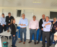 O Governo do Estado inaugurou nesta terça-feira (11) em Campina Grande do Sul, na Região Metropolitana de Curitiba, o novo Posto de Fiscalização de Trânsito Agropecuário, da Agência de Defesa Agropecuária do Paraná (Adapar). Também foi assinado um termo que determina a cessão do posto do Fundepec para a Adapar.  - Campina Grande do Sul, 11/02/2020  -  Foto: Gisele Barão/SEAB