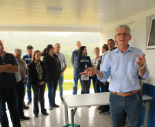 O Governo do Estado inaugurou nesta terça-feira (11) em Campina Grande do Sul, na Região Metropolitana de Curitiba, o novo Posto de Fiscalização de Trânsito Agropecuário, da Agência de Defesa Agropecuária do Paraná (Adapar). Também foi assinado um termo que determina a cessão do posto do Fundepec para a Adapar.  - Campina Grande do Sul, 11/02/2020  -  Foto: Gisele Barão/SEAB