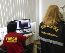 Um estudo inédito está sendo feito por peritos criminais da Força Nacional de Segurança e do Instituto de Criminalística do Paraná, destacados para atuarem no Projeto Em Frente Brasil, em São José dois Pinhais, na Região Metropolitana de Curitiba.  -  Curitiba, 12/02/2020  -  Foto: Divulgação SESP