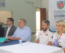 As Carretas do Conhecimento qualificaram mais 44 trabalhadores paranaenses para o mercado de trabalho ? desta vez na Cidade Industrial de Curitiba (CIC).  O secretário da Justiça, Família e Trabalho do Governo do Paraná, Ney Leprevost, certificou os formandos do curso de Manutenção de Motocicletas nesta quarta-feira (12/02), na Paróquia Santa Edwiges, em Curitiba.  -  Curitiba, 13/02/2020  -  Foto: Divulgação SEJUF