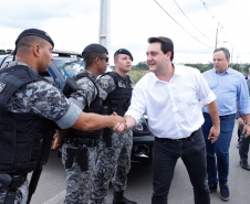 Governador Carlos Massa Ratinho Junior entrega a nova sede do Colégio Estadual Bandeirantes, em Campina Grande do Sul e libera recursos para pavimentação de ruas da cidade - Campina Grande do Sul, 13/02/2020 - Foto:  Rodrigo Félix Leal/AEN