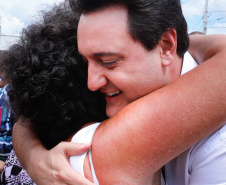 Governador Carlos Massa Ratinho Junior entrega a nova sede do Colégio Estadual Bandeirantes, em Campina Grande do Sul e libera recursos para pavimentação de ruas da cidade - Campina Grande do Sul, 13/02/2020 - Foto:  Rodrigo Félix Leal/AEN