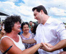Governador Carlos Massa Ratinho Junior entrega a nova sede do Colégio Estadual Bandeirantes, em Campina Grande do Sul e libera recursos para pavimentação de ruas da cidade - Campina Grande do Sul, 13/02/2020 - Foto:  Rodrigo Félix Leal/AEN