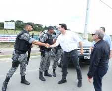 Governador Carlos Massa Ratinho Junior entrega a nova sede do Colégio Estadual Bandeirantes, em Campina Grande do Sul e libera recursos para pavimentação de ruas  da cidade  -  Campina Grande do Sul, 13/02/2020  -  Foto: José Fernando Ogura/AEN 