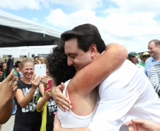 Governador Carlos Massa Ratinho Junior entrega a nova sede do Colégio Estadual Bandeirantes, em Campina Grande do Sul e libera recursos para pavimentação de ruas  da cidade  -  Campina Grande do Sul, 13/02/2020  -  Foto: José Fernando Ogura/AEN 