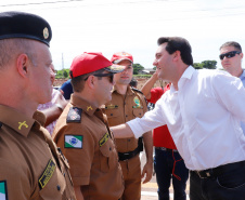 Cerca de 1.100 estudantes do Ensino Fundamental e Ensino Médio, de Sarandi, Noroeste do Paraná, são beneficiados com a nova estrutura da Escola Estadual Vereador Luiz Zanchim, inaugurada nesta sexta-feira (14), pelo governador Carlos Massa Ratinho Junior.  -  Sarandi, 14/02/2020  -  Foto: Rodrigo Félix Leal/AEN