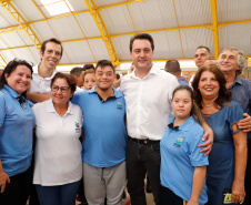 Cerca de 1.100 estudantes do Ensino Fundamental e Ensino Médio, de Sarandi, Noroeste do Paraná, são beneficiados com a nova estrutura da Escola Estadual Vereador Luiz Zanchim, inaugurada nesta sexta-feira (14), pelo governador Carlos Massa Ratinho Junior.  -  Sarandi, 14/02/2020  -  Foto: Rodrigo Félix Leal/AEN